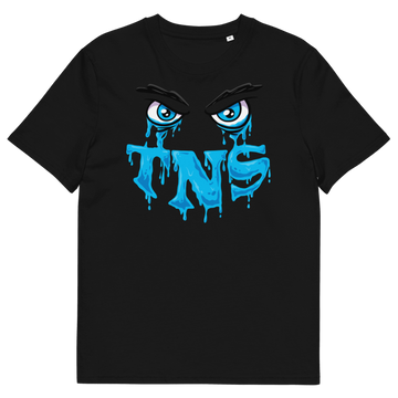 "Scarred Sight Tee – Black/Blue"