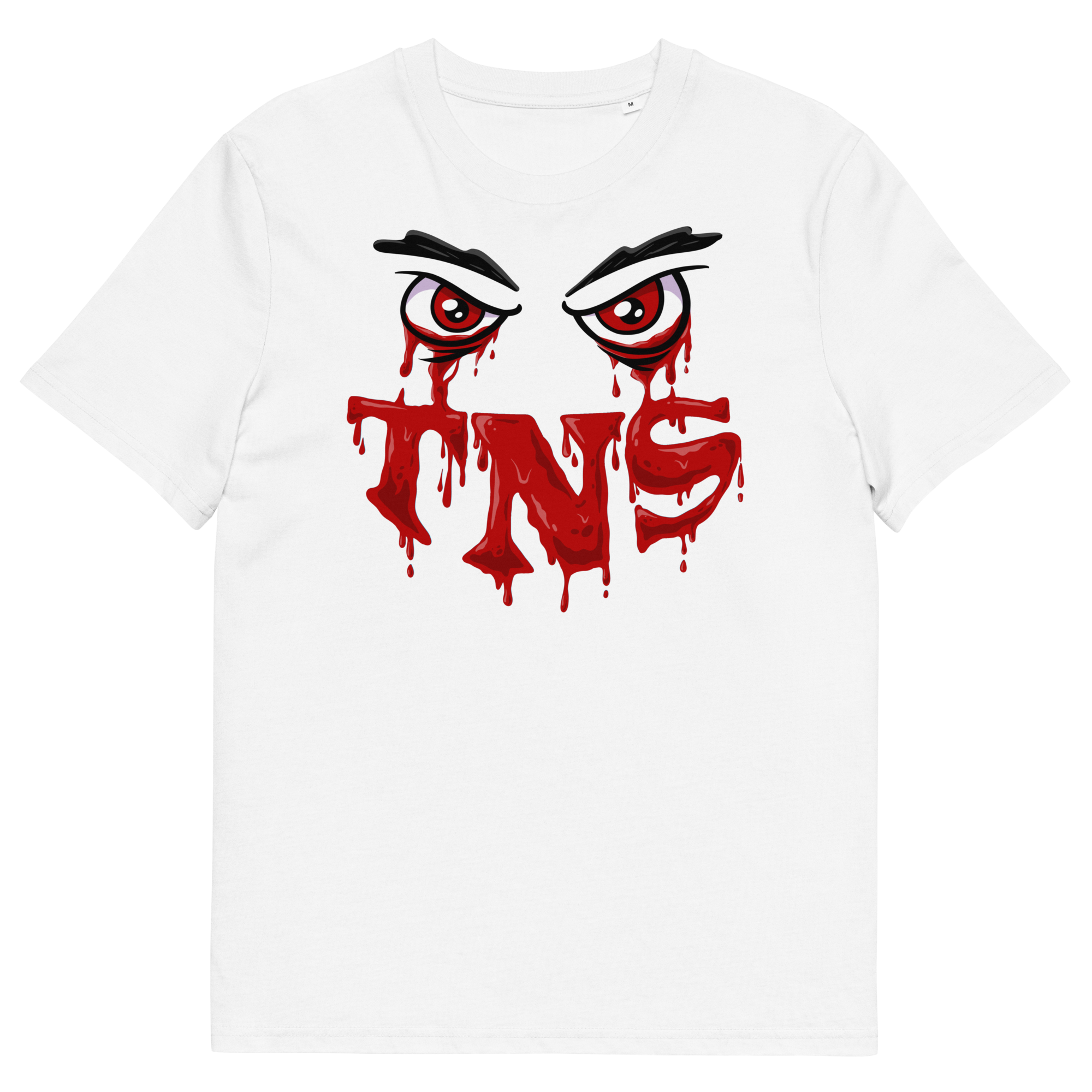 “Scarred Sight Tee – White/Red”