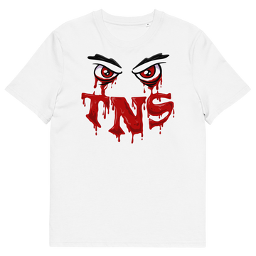“Scarred Sight Tee – White/Red”
