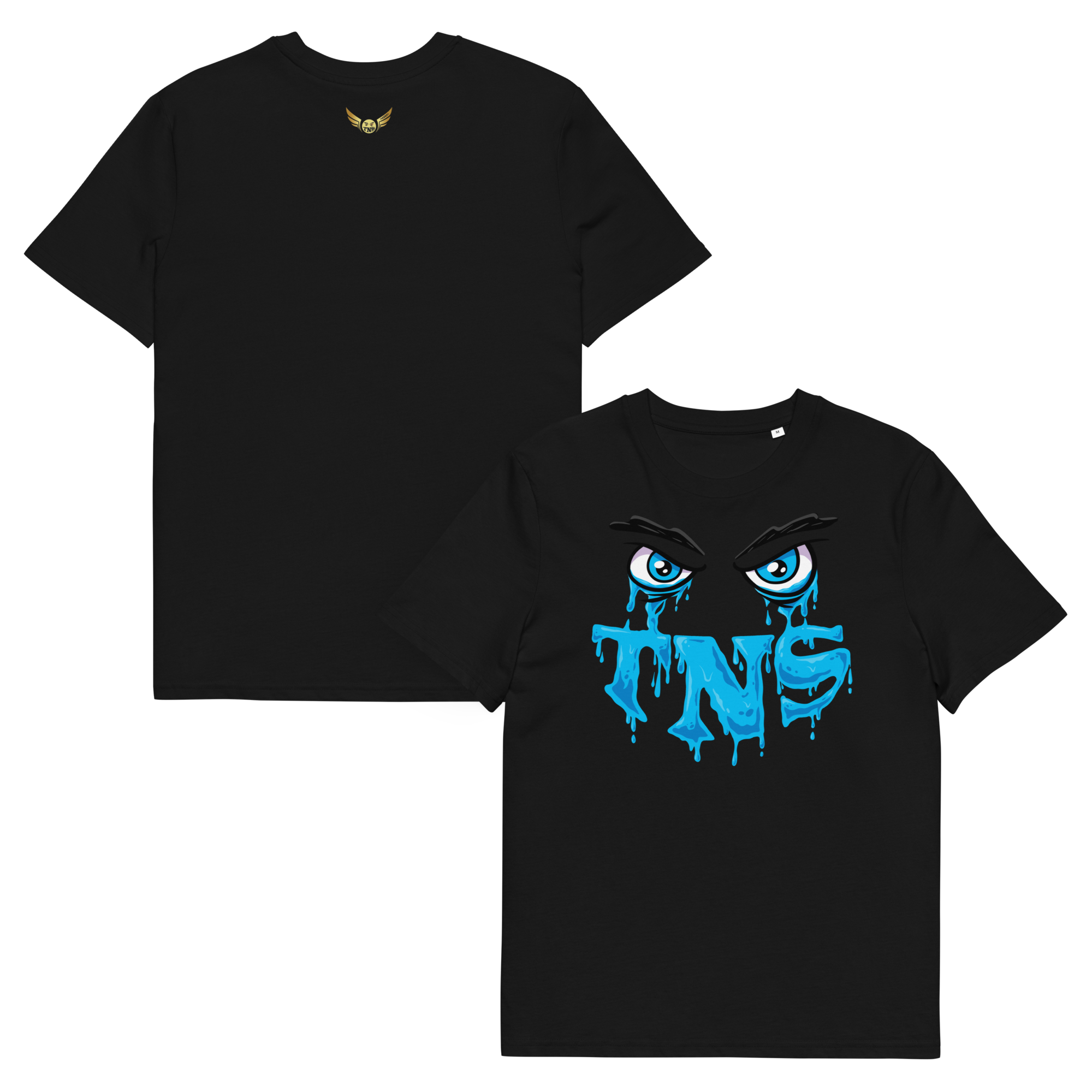 "Scarred Sight Tee – Black/Blue"