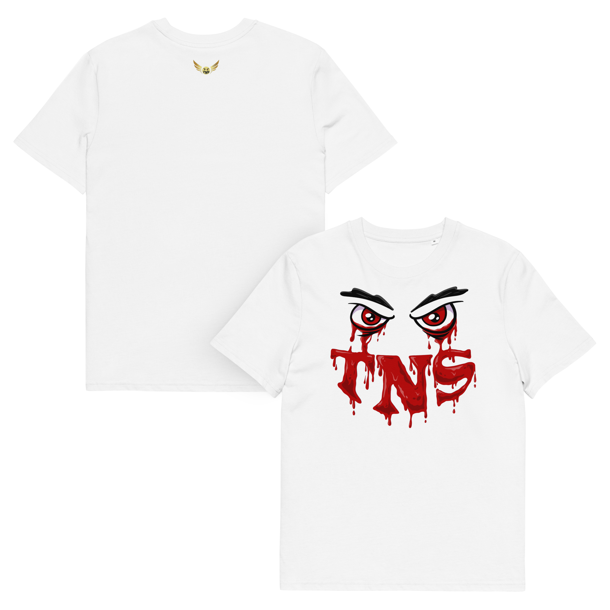 “Scarred Sight Tee – White/Red”