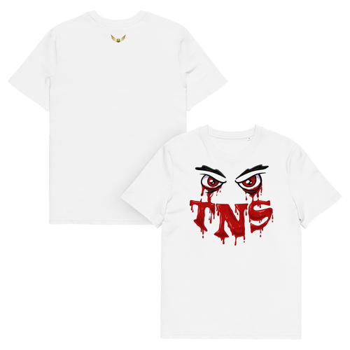 “Scarred Sight Tee – White/Red”